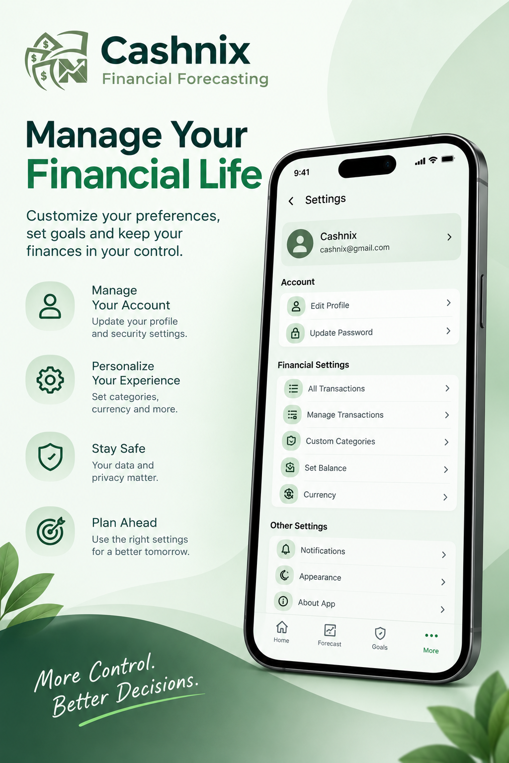 Savings Goals & Milestones